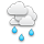Evian-les-bains:Couvert, bruines ou pluies / 5°C