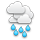 Evian-les-bains:Strong rain / 5°C