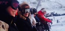 Sur le TSD des Colosses à La Plagne - EF - SMB