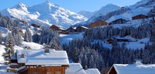 Méribel Mottaret depuis le hameau de la Petite Rosière - © Savoie Mont Blanc / Gouedard