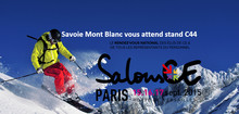 Skieur à Courchevel - Au fond la Brèche de la Portetta - 3 Vallées - © Savoie Mont Blanc / Royer