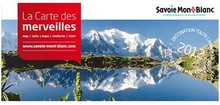 Carte des Merveilles Savoie Mont Blanc - 