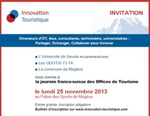 Journée franco-suisse des Offices de Tourisme - 25 novembre - Megève - 