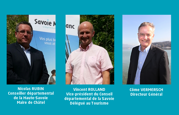 Co-présidents et Directeur Général de SMBT - © Savoie Mont Blanc
