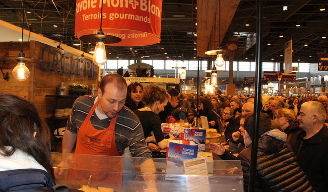 Pavillon 1 - Crèmerie au SIA 2015 - © Chambre d'Agriculture Savoie Mont-Blanc