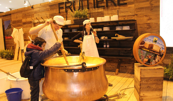 Pavillon 1 - Fruitière au SIA 2015 - © Chambre d'Agriculture Savoie Mont-Blanc