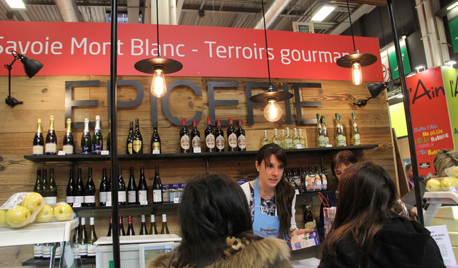 Pavillon 3 - Epicerie 3 au SIA 2015 - © Chambre d'Agriculture Savoie Mont-Blanc
