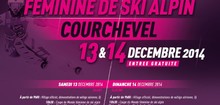 Affiche Coupe du Monde Féminine FIS de Ski Alpin - Courchevel 2014 - 