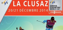 Affiche Coupe du Monde Ski de fond - La Clusaz 2014 - 