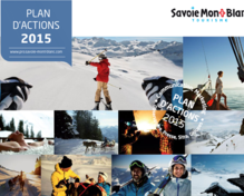 Plan d'actions 2015 Savoie Mont Blanc Tourisme - 